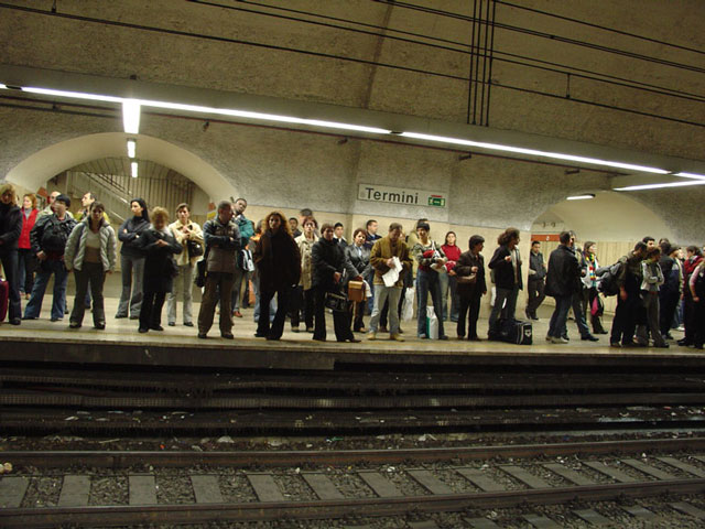 Termini Metro Station, Rome Italy