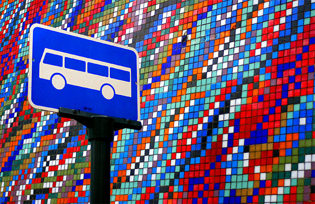 Artistic Bus Stop
