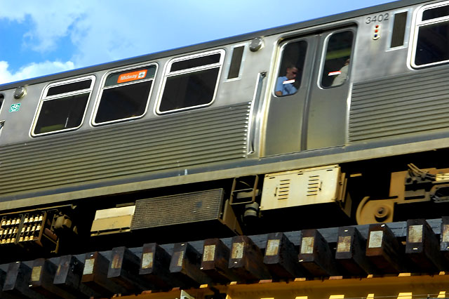 Riding the El to the Airport