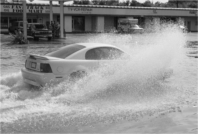 Local flooding infuriates wet commuters