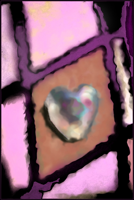 Purple Heart through Glass