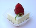 Lime Raspberry Cheesecake by Kristin