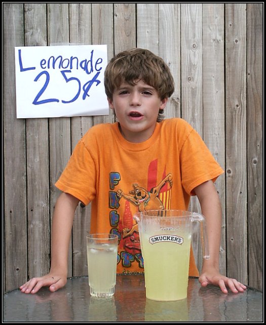 Lemonade...25 Cents