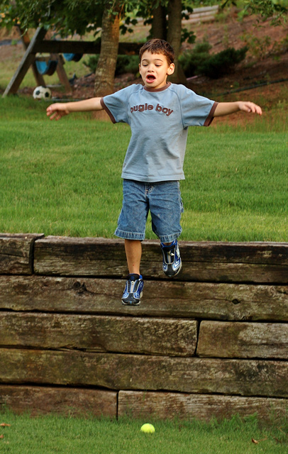 Freedom on the wings of a child