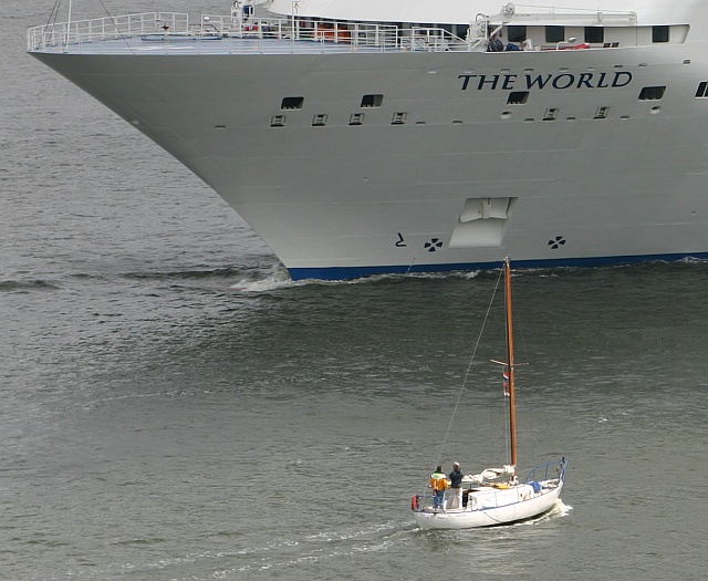 Yes, we sailed this vessel around the world