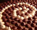 swirls of chocolate
