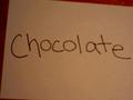 Chocolate a la papier