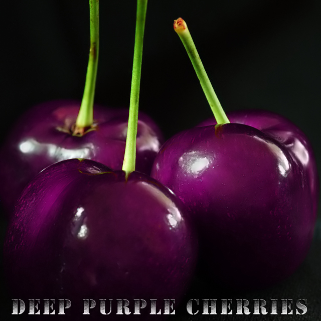 Deep Purple Cherries