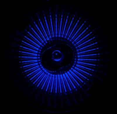 Light Bulb in Blue