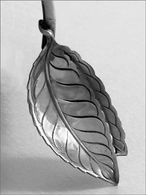 Silver Leaf Spoon