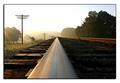 Early Morning Railroad Tracks