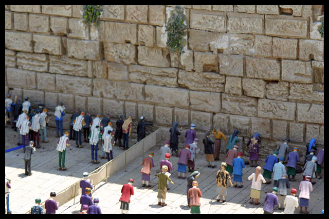 Hopes at the "Kotel" in Jerusalem, "Mini Israel"