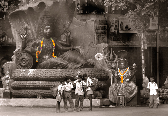 Shiva,  Guardian of the Schoolkids, Chennai, India.