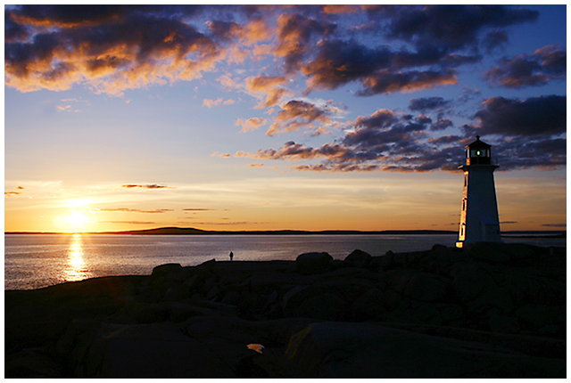 Sunset on the Lighthouse Trail