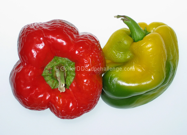 Peppers On A Lightbox