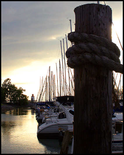 Backlit bay