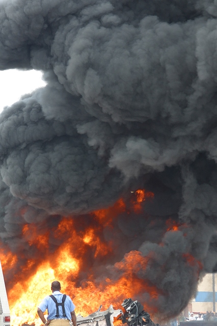 Tanker Truck Fire