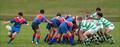School Boy Rugby team in Action