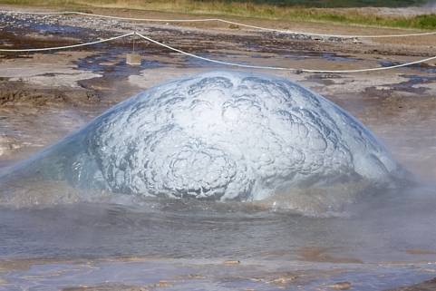 Geyser ready to blow