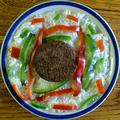 Hamburger on a bed of rice: Ethnic confusion?