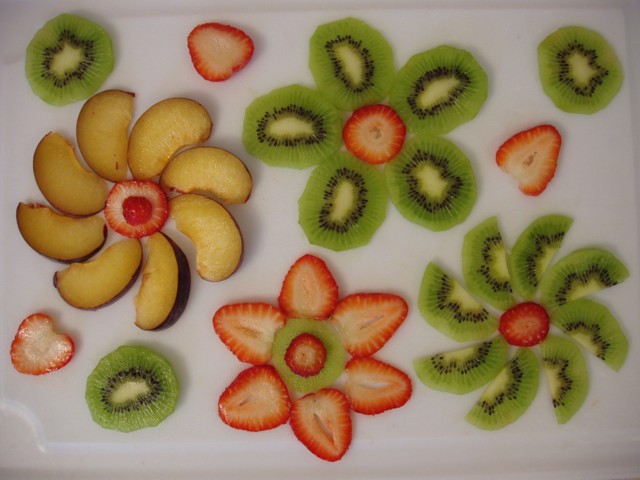 Fun Fruit Flowers