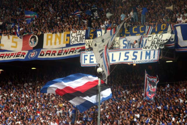 The heart of Sampdoria Stadium