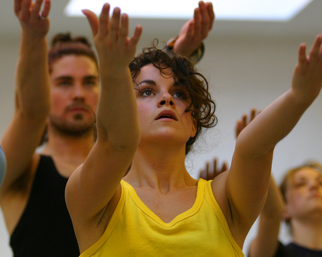 Dance Company in Rehearsal