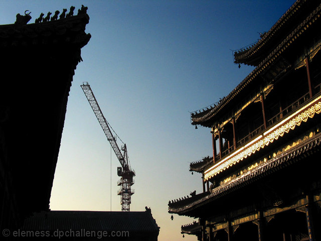 Lama Temple at Sunset