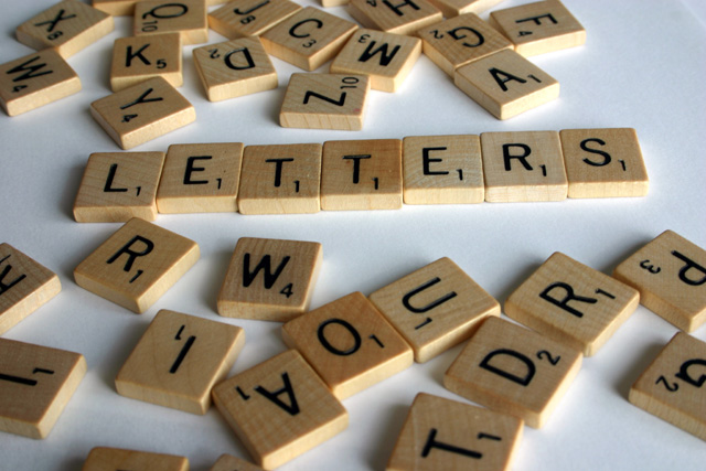 Letters make words