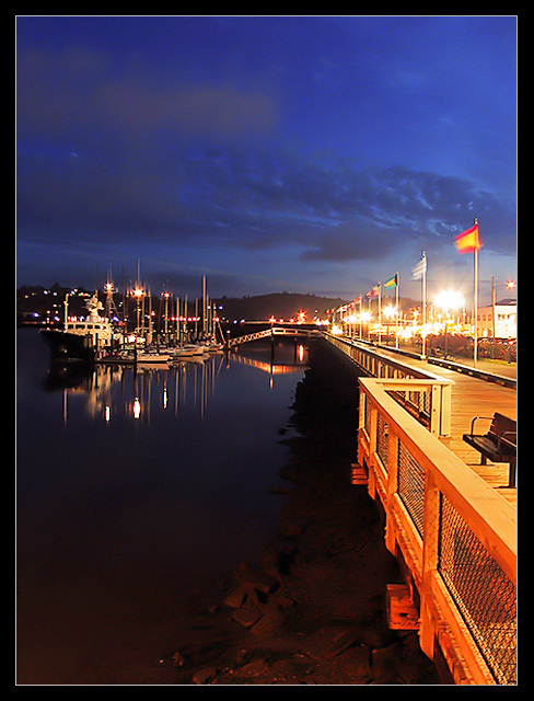 Night Falls on the Boardwalk