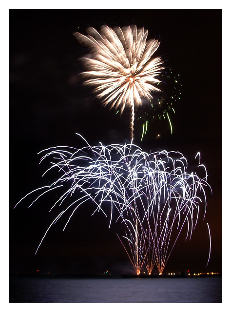 Fireworks Over the Lake