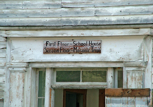 School Days at Bannack-(Montana's 1st. Territorial Capitol circa-1874)