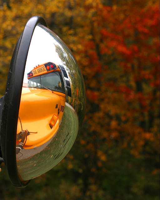 Bus in Autumn