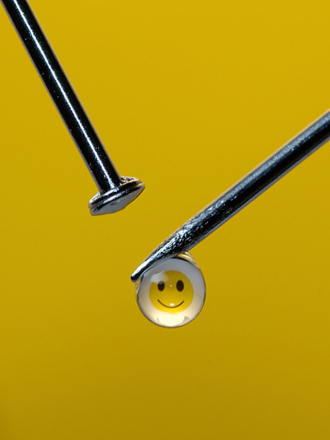 Smile... before you drop!