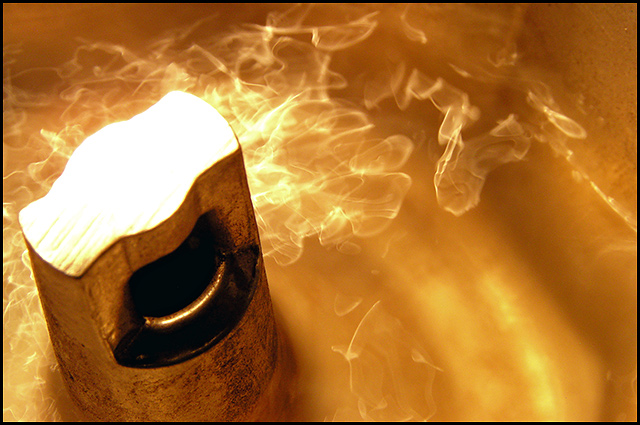 Boiling water in a Coffe pot