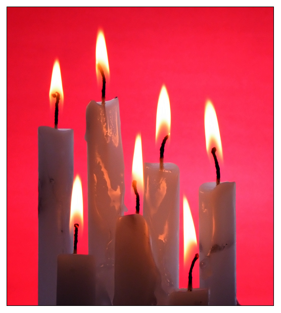 Seven candles for seven sins