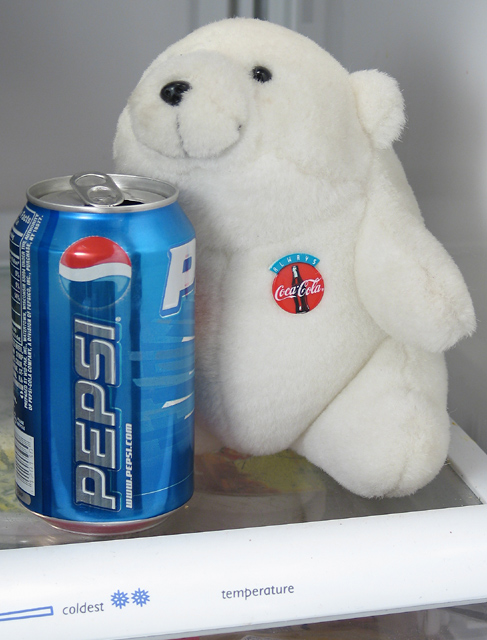 One Confused Coke Bear