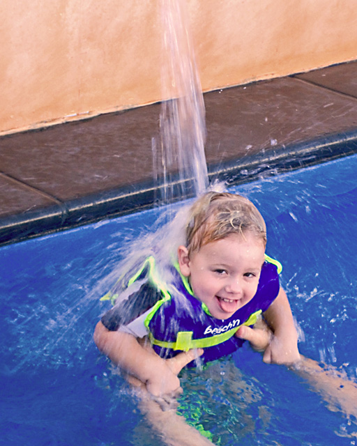 Swimming is fun!