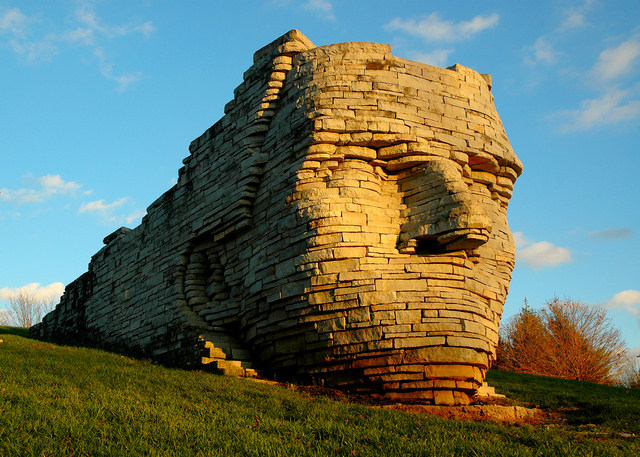 The Leatherlips Sculpture