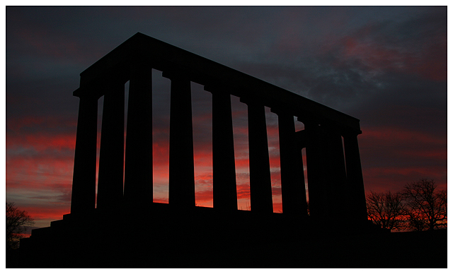 Scottish National Monument - Sunrise