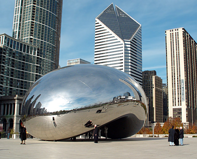 Chicago's Newest Landmark, "The Bean".