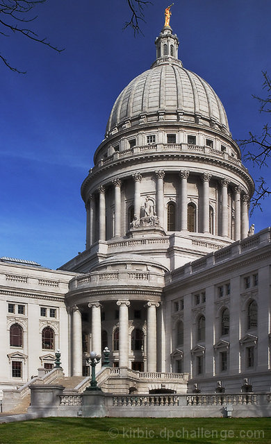 A Capitol Morning in Wisconsin