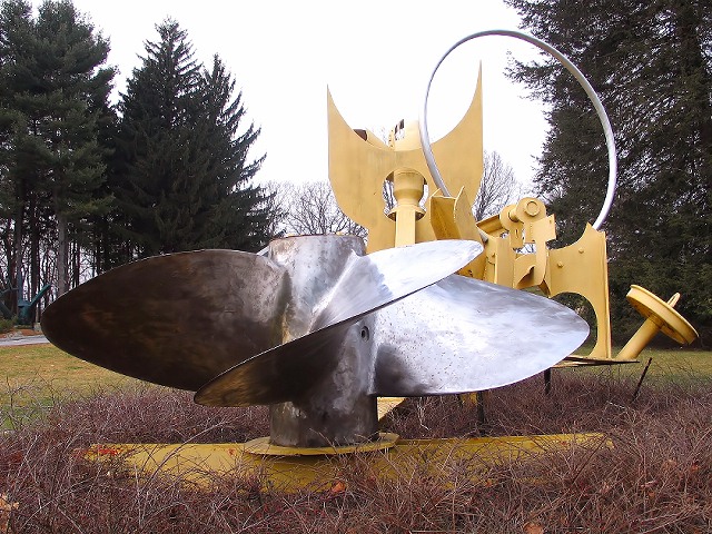 Mark di Suvero's Sunflowers for Vincent - ship's propeller