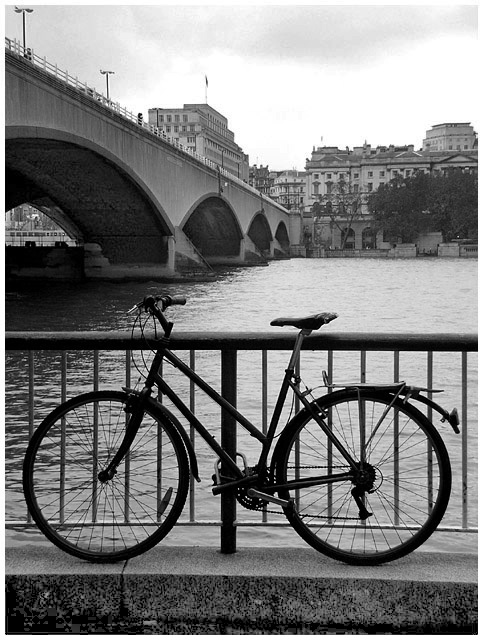 Bicycle on the Riverbank