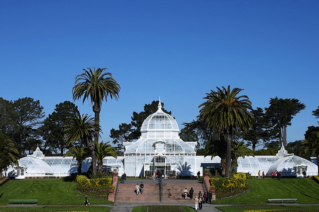 Architectural Symmetry, Conservatory at Golden Gate Park