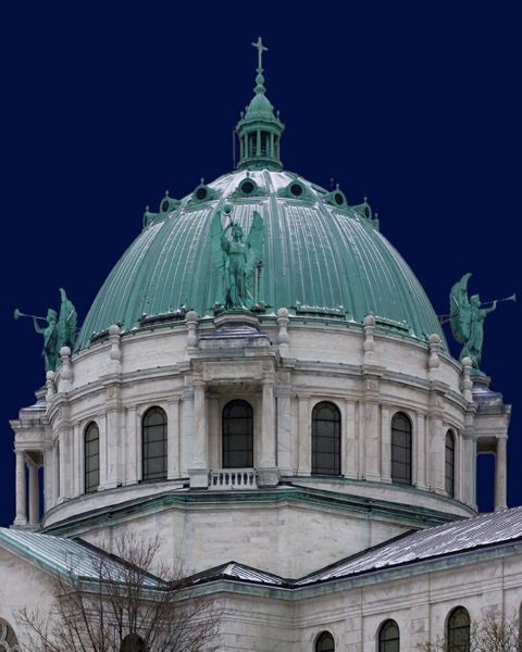 The great dome of Our Lady of Victory Basilica