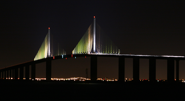 Sunshine Skyway Bridge over Tampa Bay