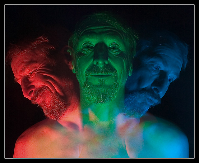 three faces , one exposure