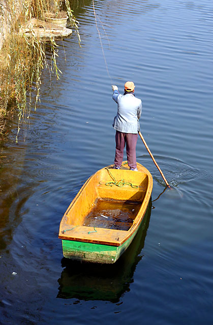 Boatman on the Yangze River