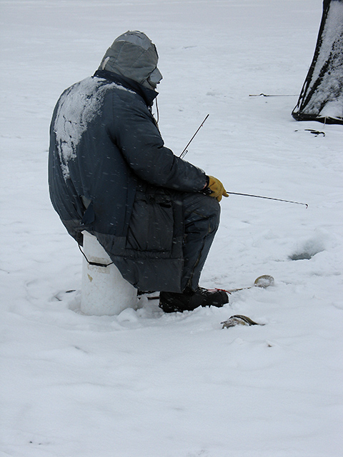 Old Man Fishing